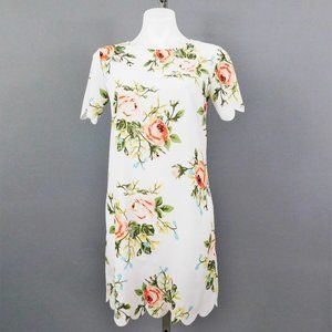 Shein Women Dress White Floral S